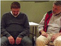 Bill hypnotizes Rade on day 1